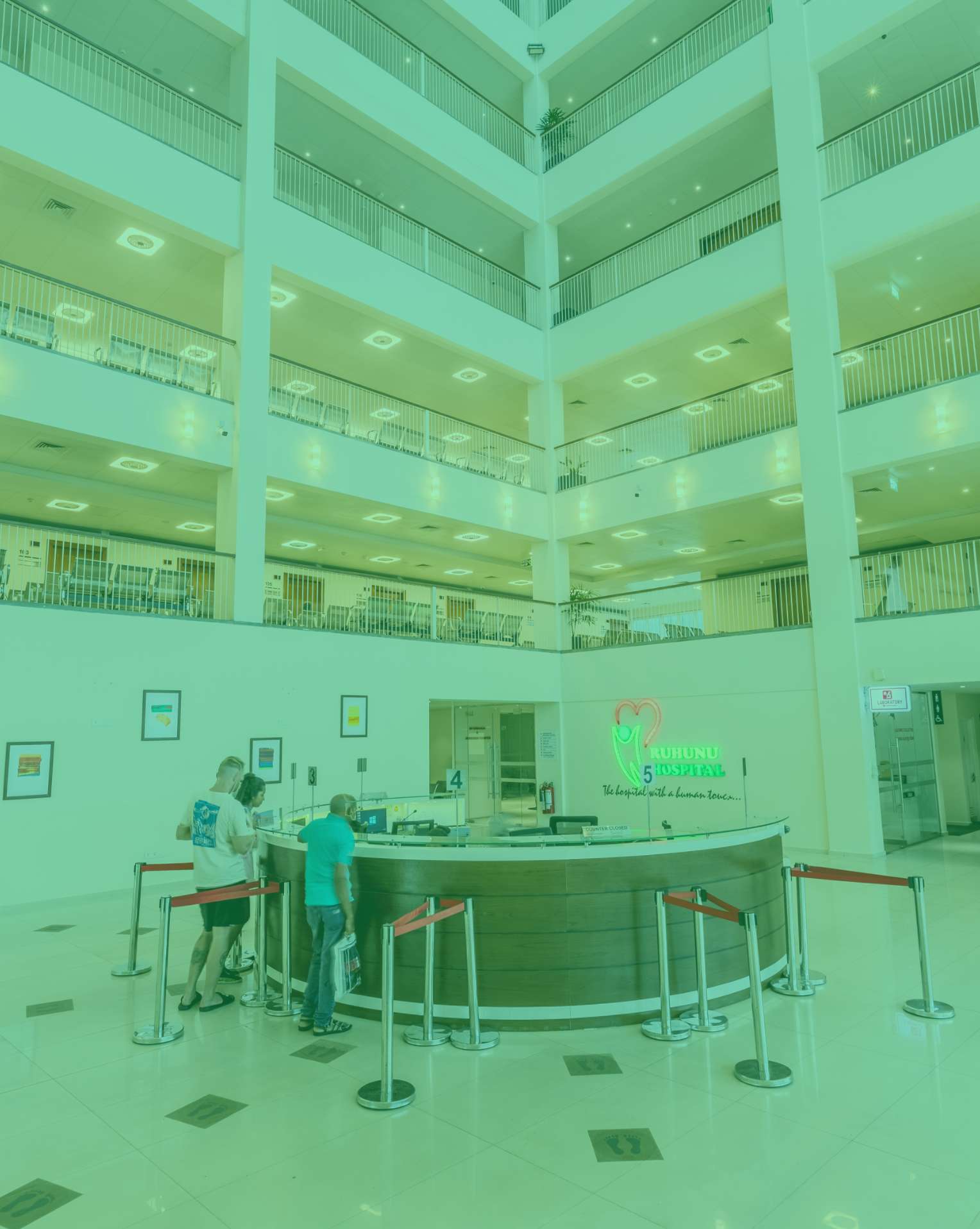 Ruhunu Hospital atrium
