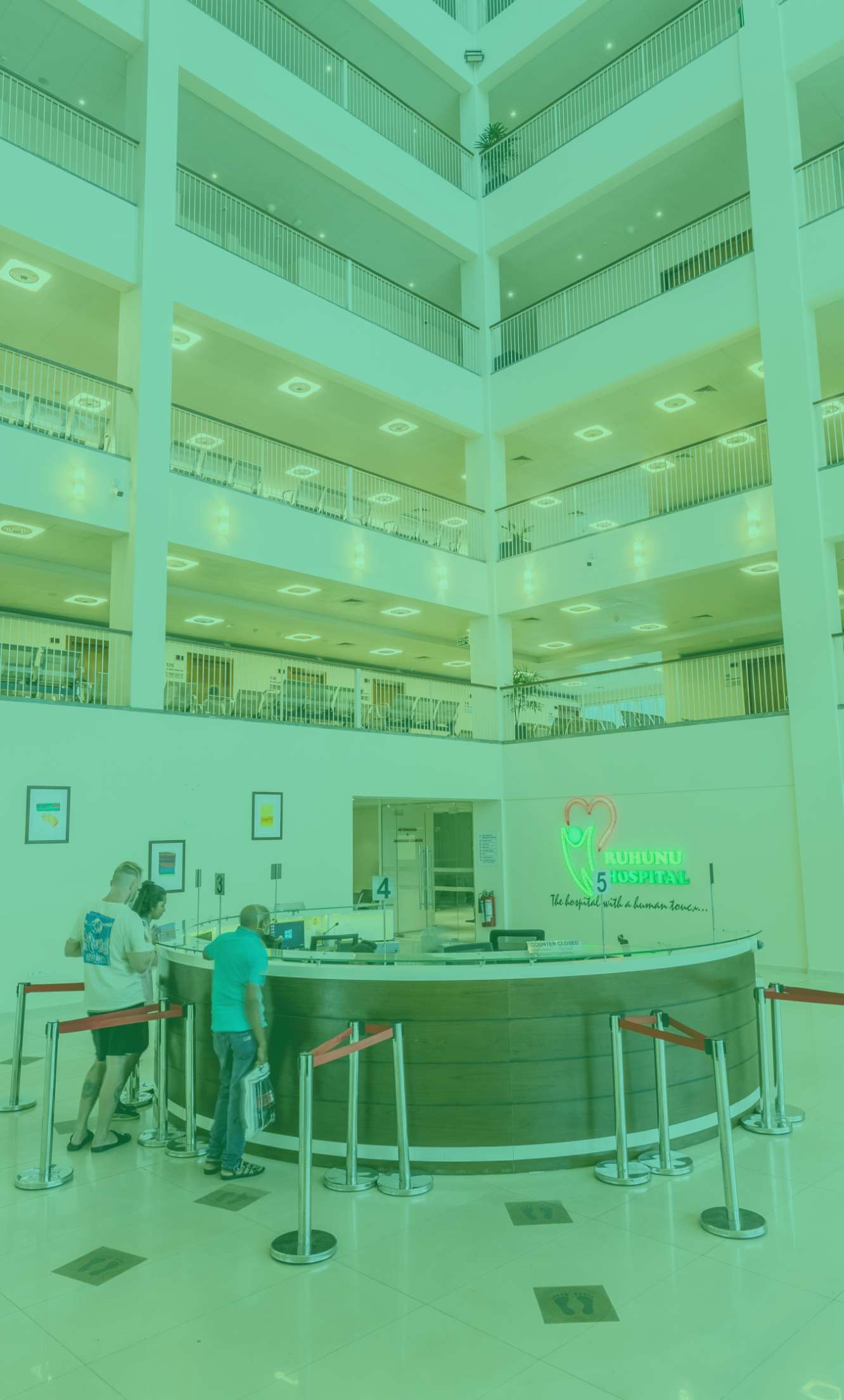 Ruhunu Hospital atrium