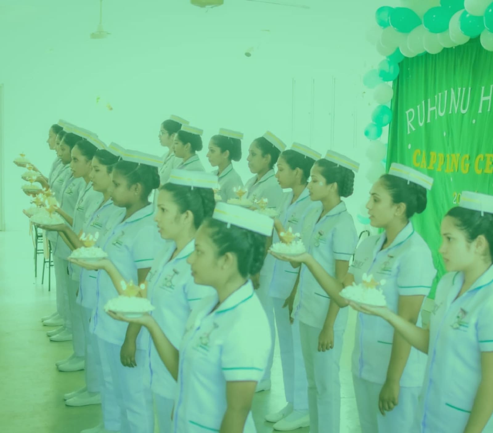 Ruhunu Hospital College of Nursing capping ceremony